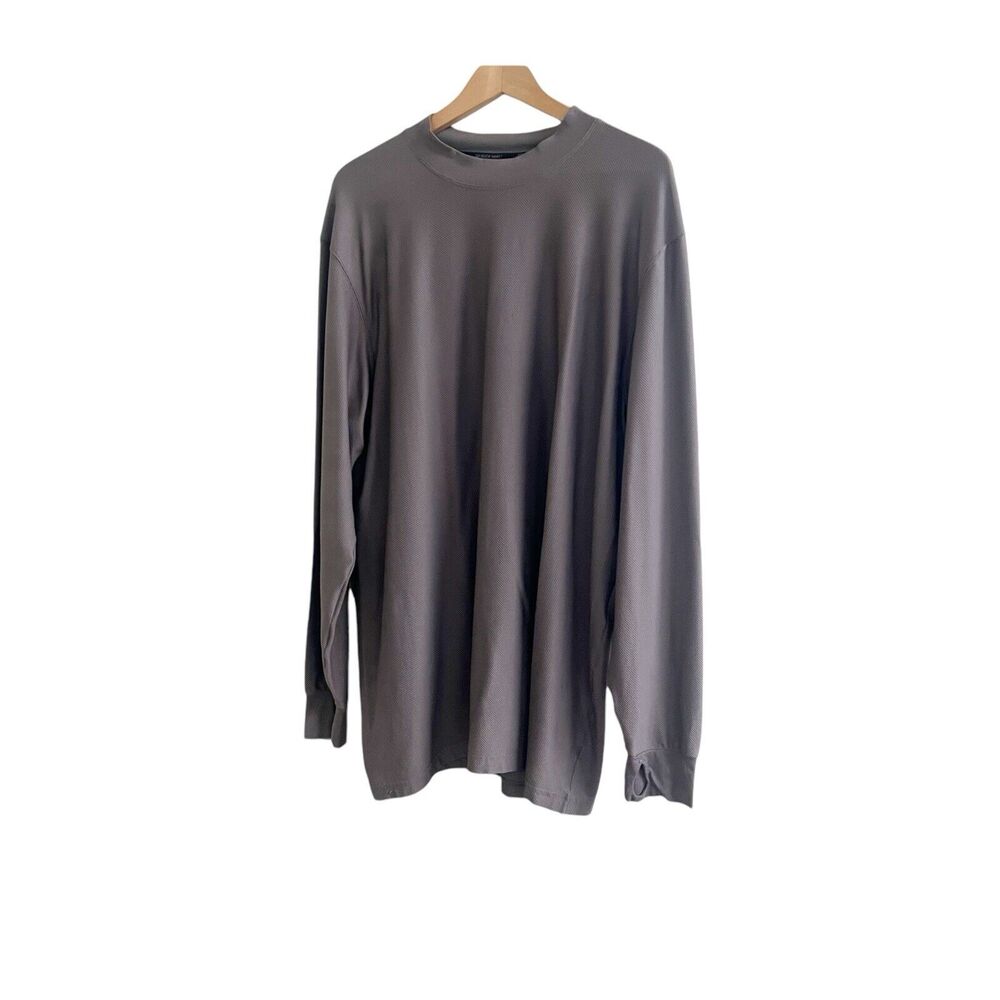 Duluth Trading Men’s Longsleeve Texture Knit Outdoor Long Sleeve Shirt XL Brown